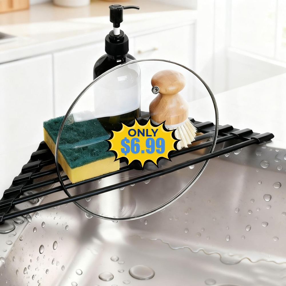 Credon Triangle Roll Up Dish Drying Rack Deal: Save 30% at Triangle Roll Up Dis…