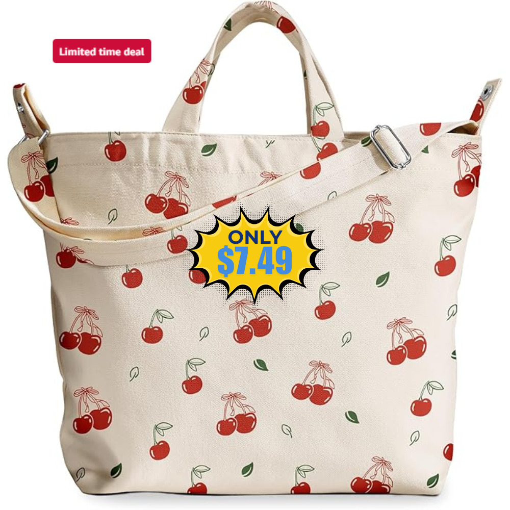 Canvas Crossbody Tote Bag 50% Off Sale: Save Big at Online Store