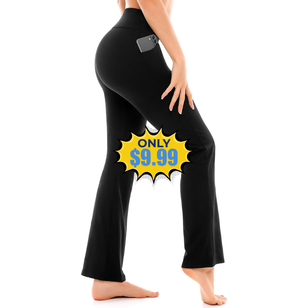 Walifrey Flare Leggings with Pocket Sale: Save 17% at Walifrey