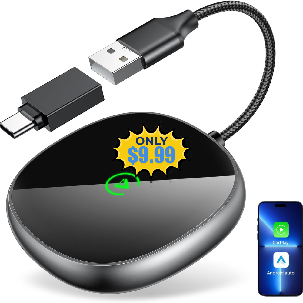 Wireless Carplay Adapter 2-in-1 Sale: Save 50% at Best Buy