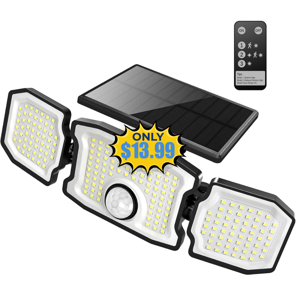 Solar Motion Sensor Lights Deal: Save 53% at Sensor Lights
