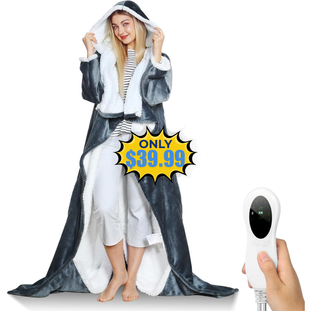 Wearable Electric Blankets Sale: 50% Off at Best Store