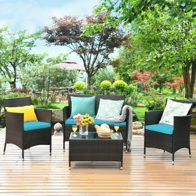 Walmart Patio Rattan Furniture Set Deal: Save $109 at Walmart