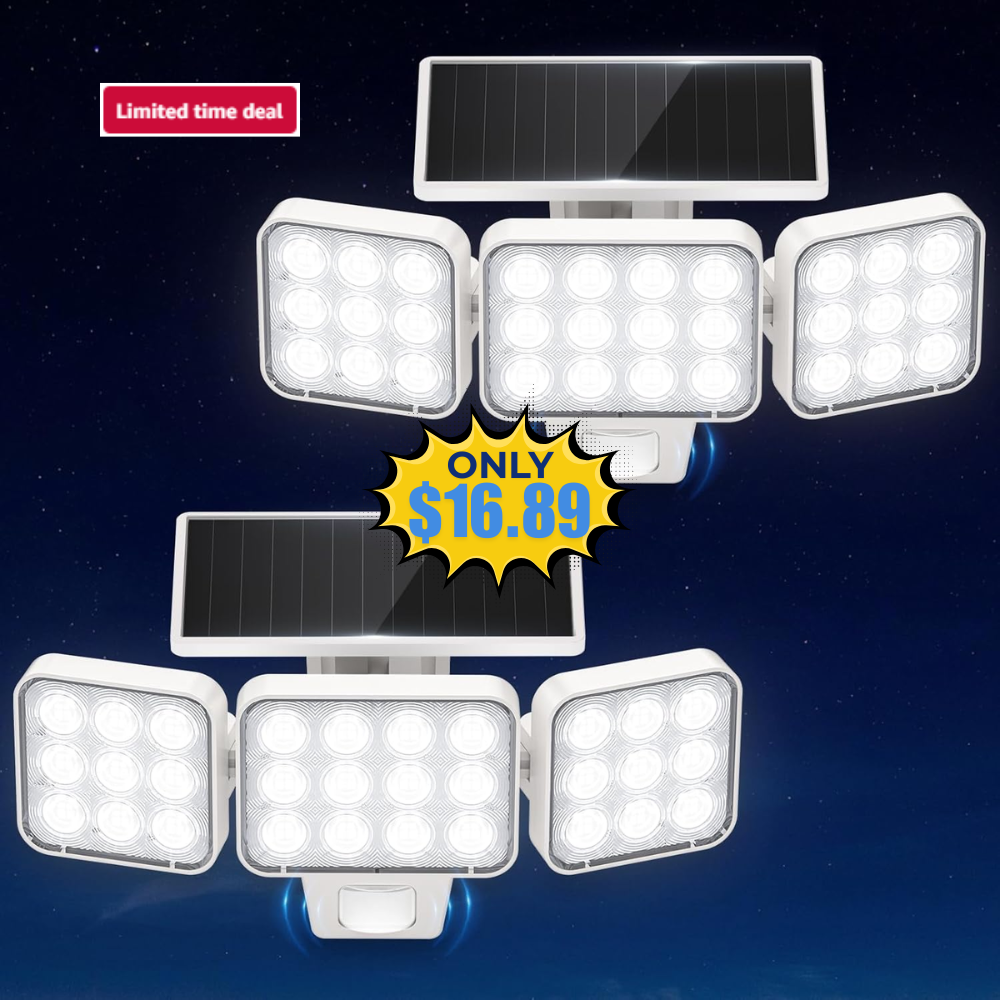 WdtPro Solar Lights Outdoor Motion Sensor Deal: Save 46% at Sensor