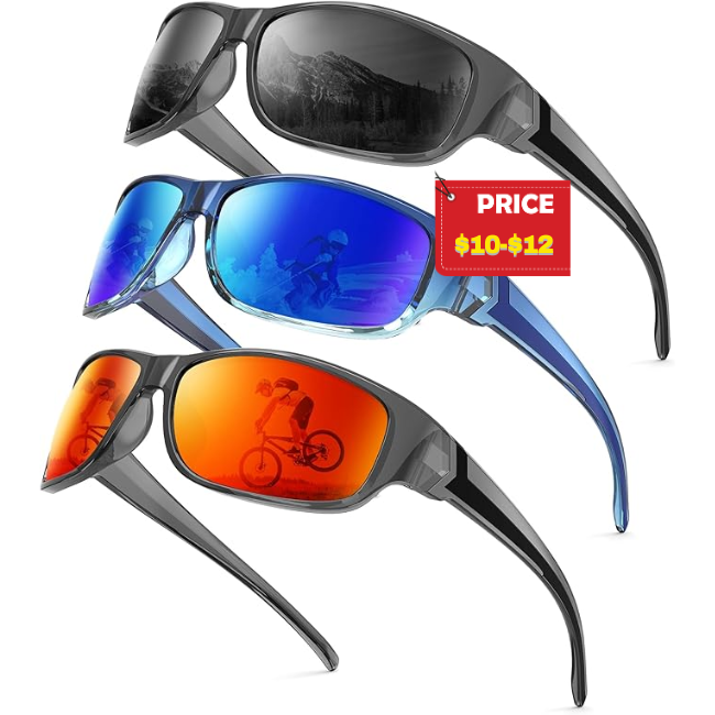 Polarized UV400 Sunglasses Sale: Save 42% at Sun Glasses Polarized UV400 Protec…