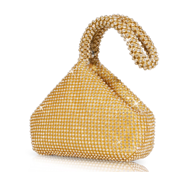 Rhinestone Gold Clutch Evening Bags Sale: Save $2 at Walmart