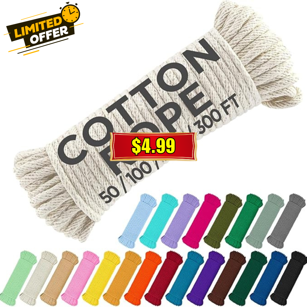 TECEUM 500lb Cotton Rope Sale: Save Big at Rope