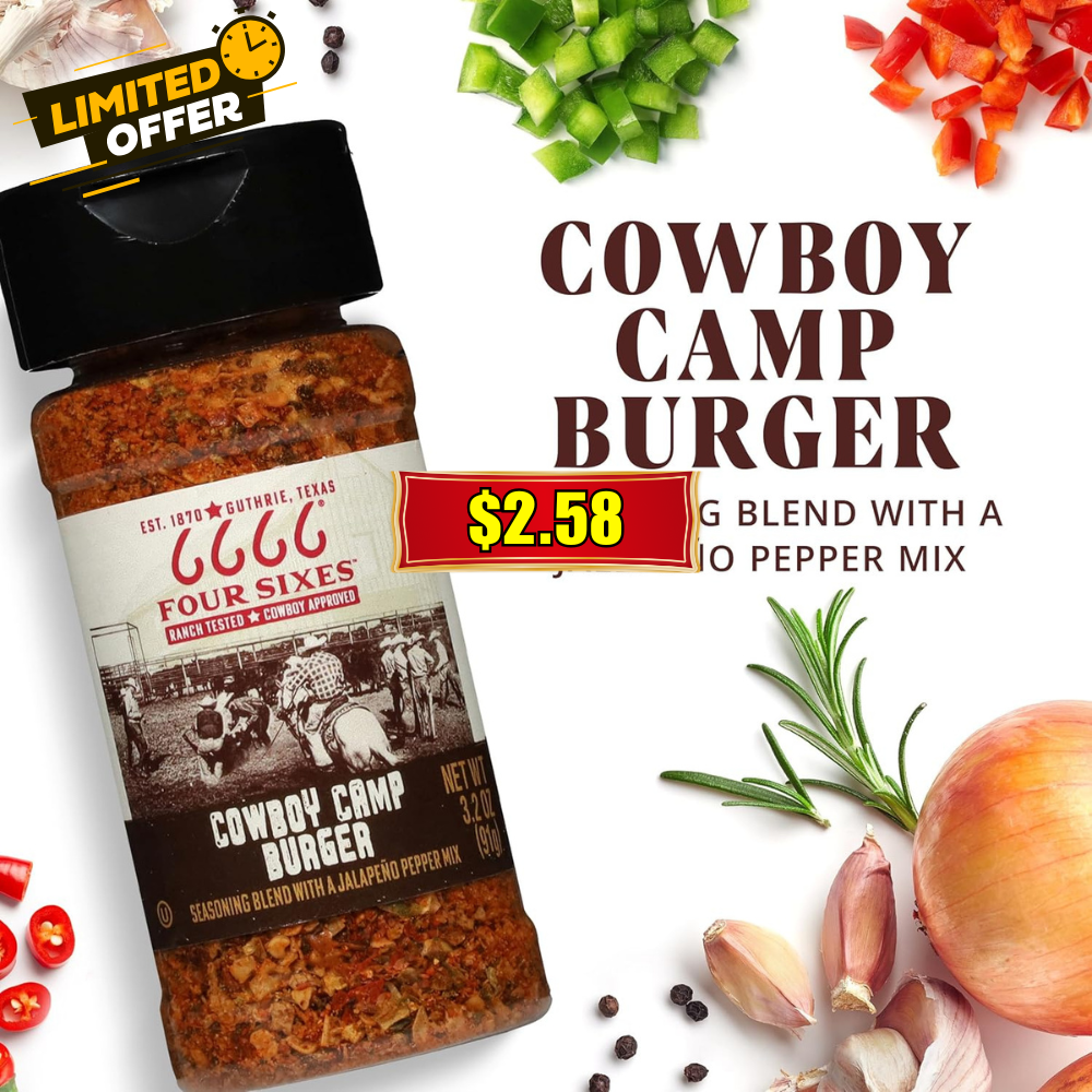 Cowboy Camp Burger Seasoning Deal: Save with Subscription at SHOP HERE