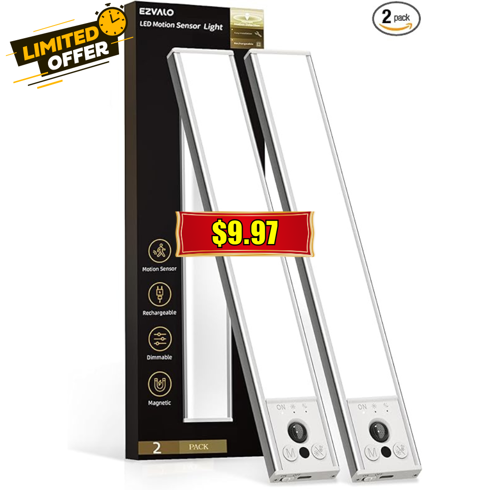 EZVALO 10inch Under Cabinet Lighting Deal: Save at Shop