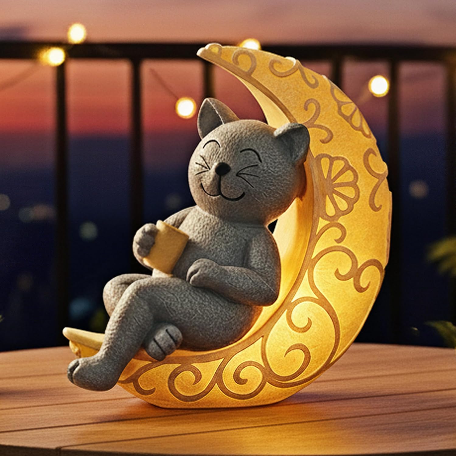 Solar Cat Garden Statue Decor Sale: Save 40% at Solar Cat Garden Statue Decor