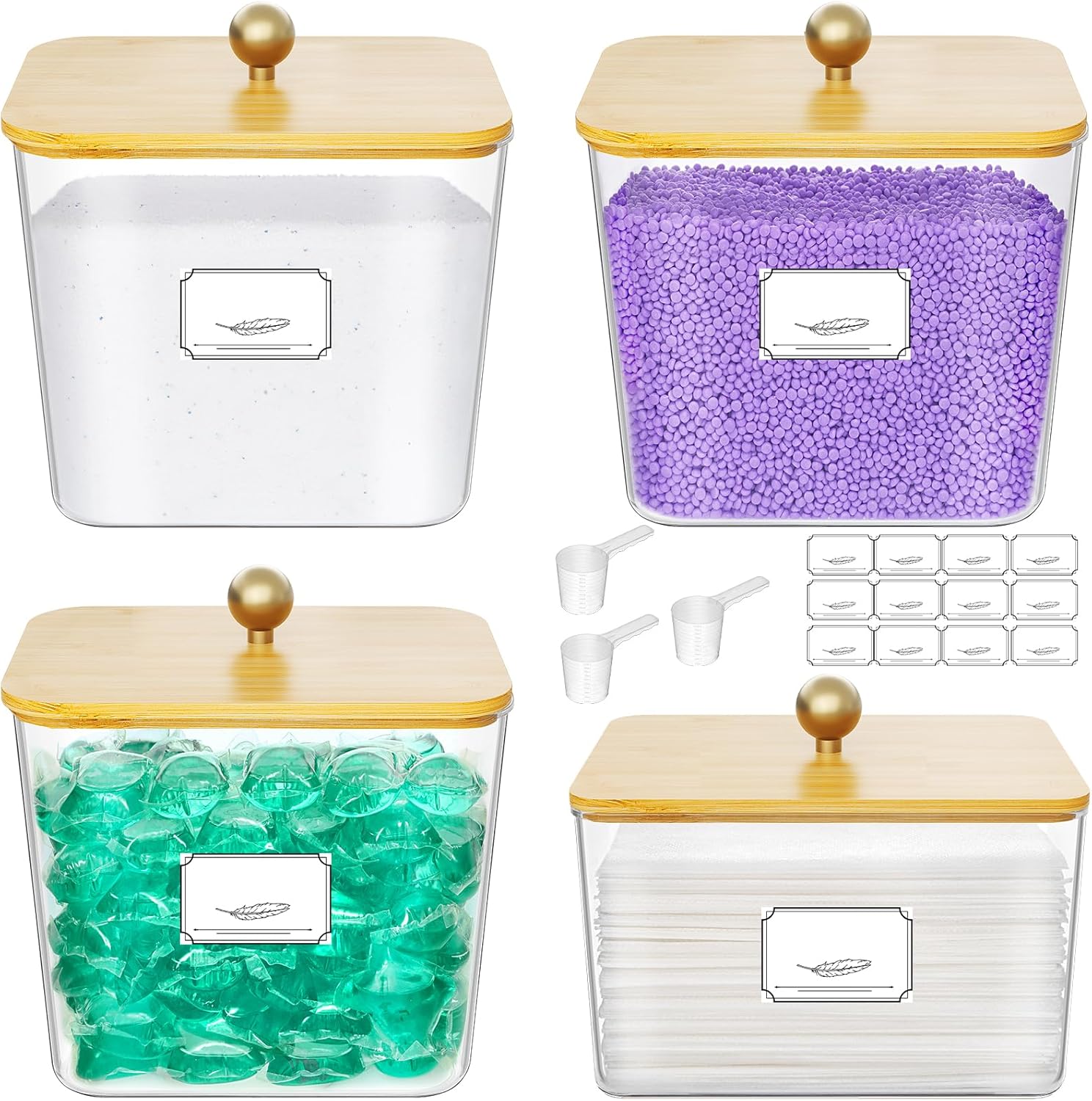 4 Piece Laundry Containers Sale: Save 57% with Promo Code