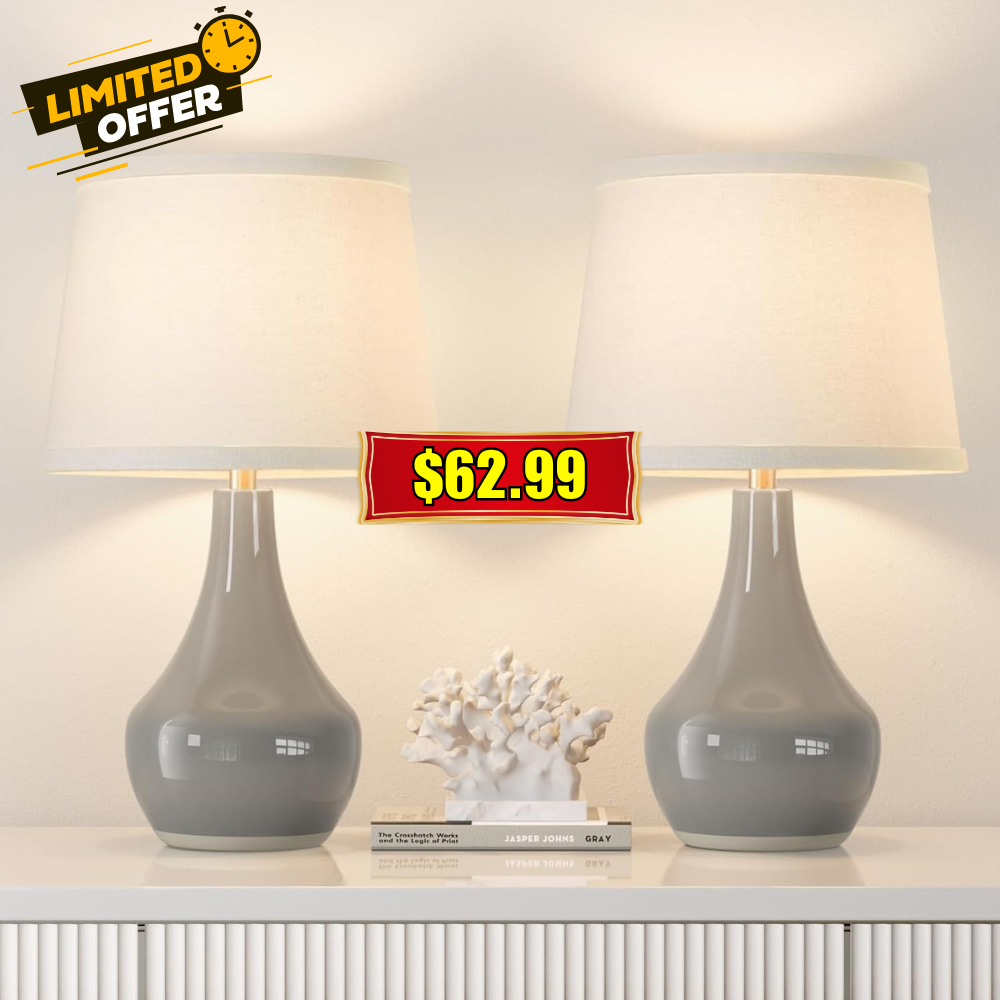 Seealle Modern Ceramic Table Lamps Sale: Save Big Without Coupon