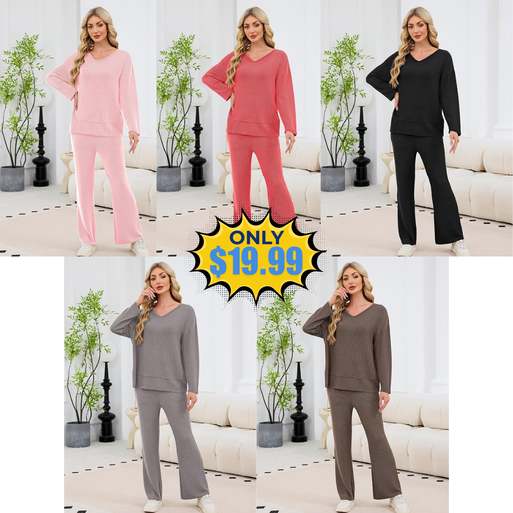 Womens 2 Piece Lounge Sets Sale: Get 20% Off with Promo Code
