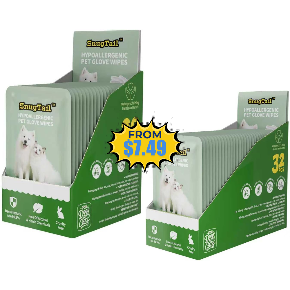 Pet Glove Wipes Promo: Save with UN3VD8YI Code