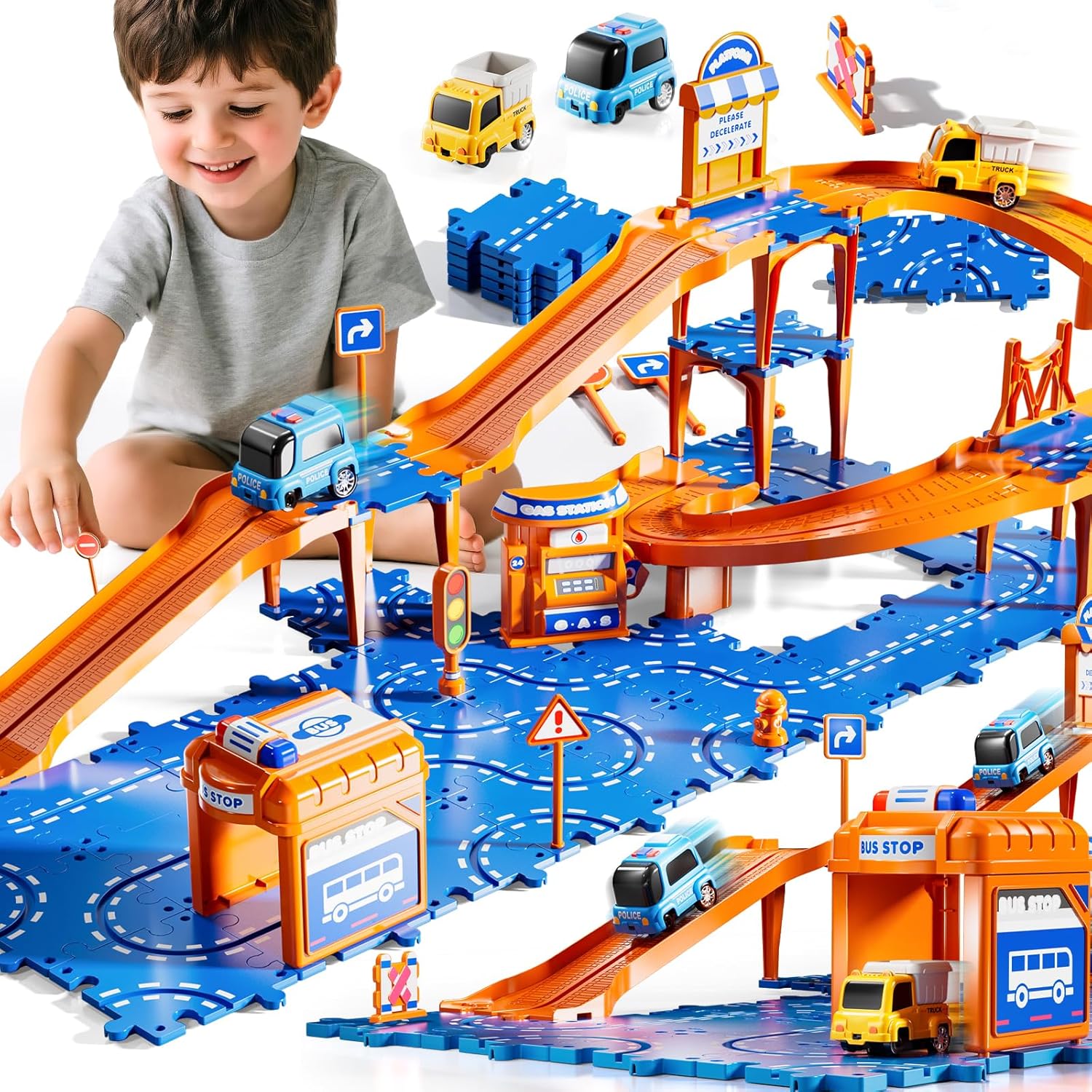4-Tier Car Track Set Sale: Save 70% at DealsFinders.com