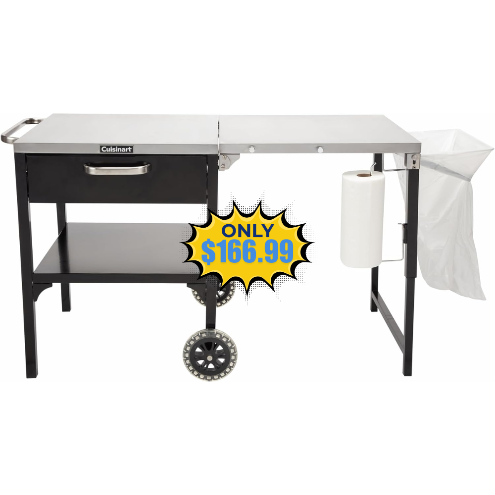 Prep ‘n Cook Outdoor Table and Grill Stand Sale: Save 44% at No Extra Cost