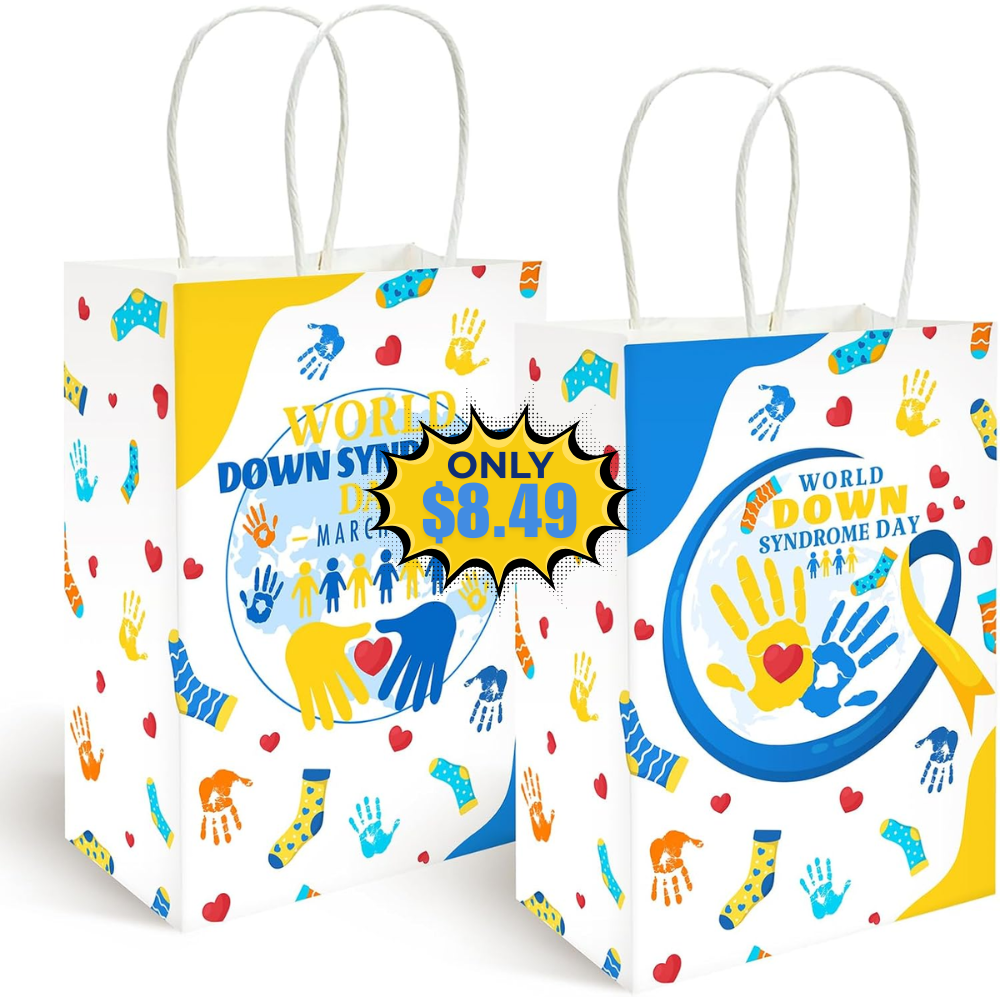 24Pcs World Down Syndrome Day Gift Bags Sale: Save 6% at DealsFinders.com