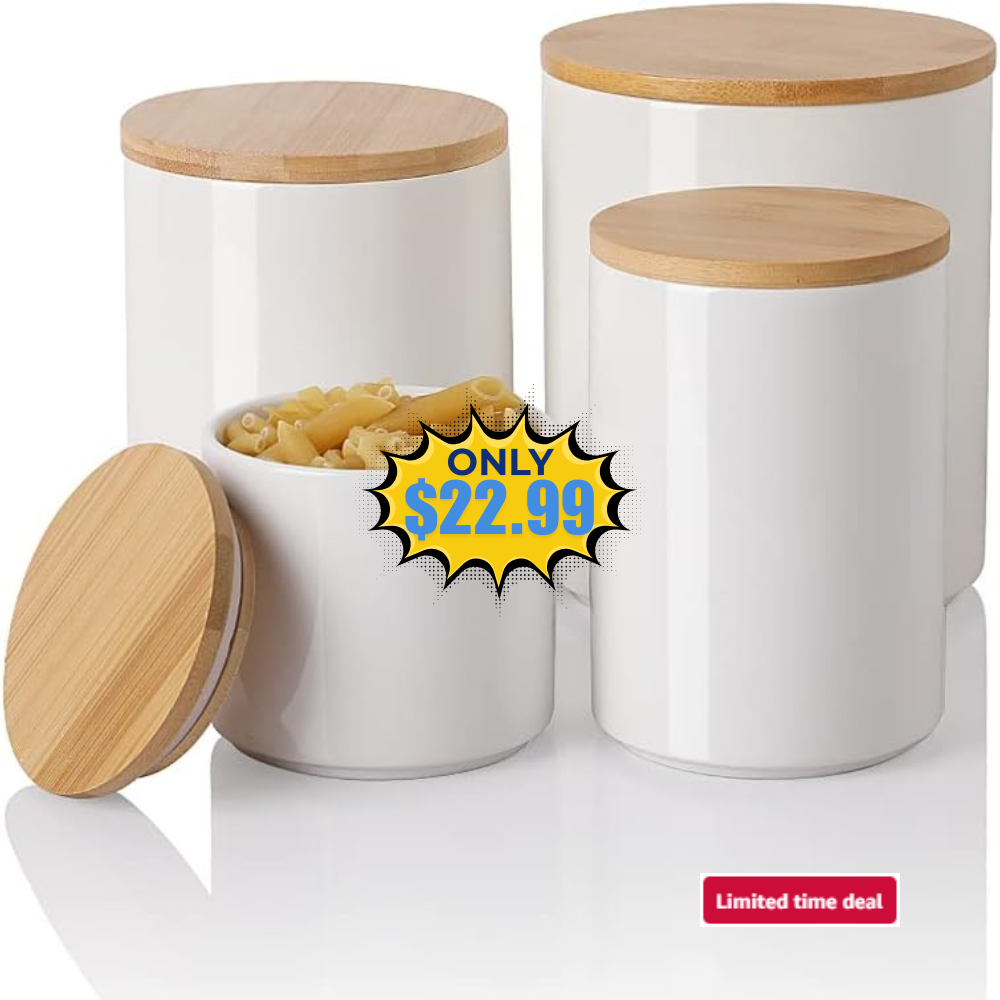 Sweejar Ceramic Food Storage Jar Set of 4 Sale: Save 50% at Sweejar