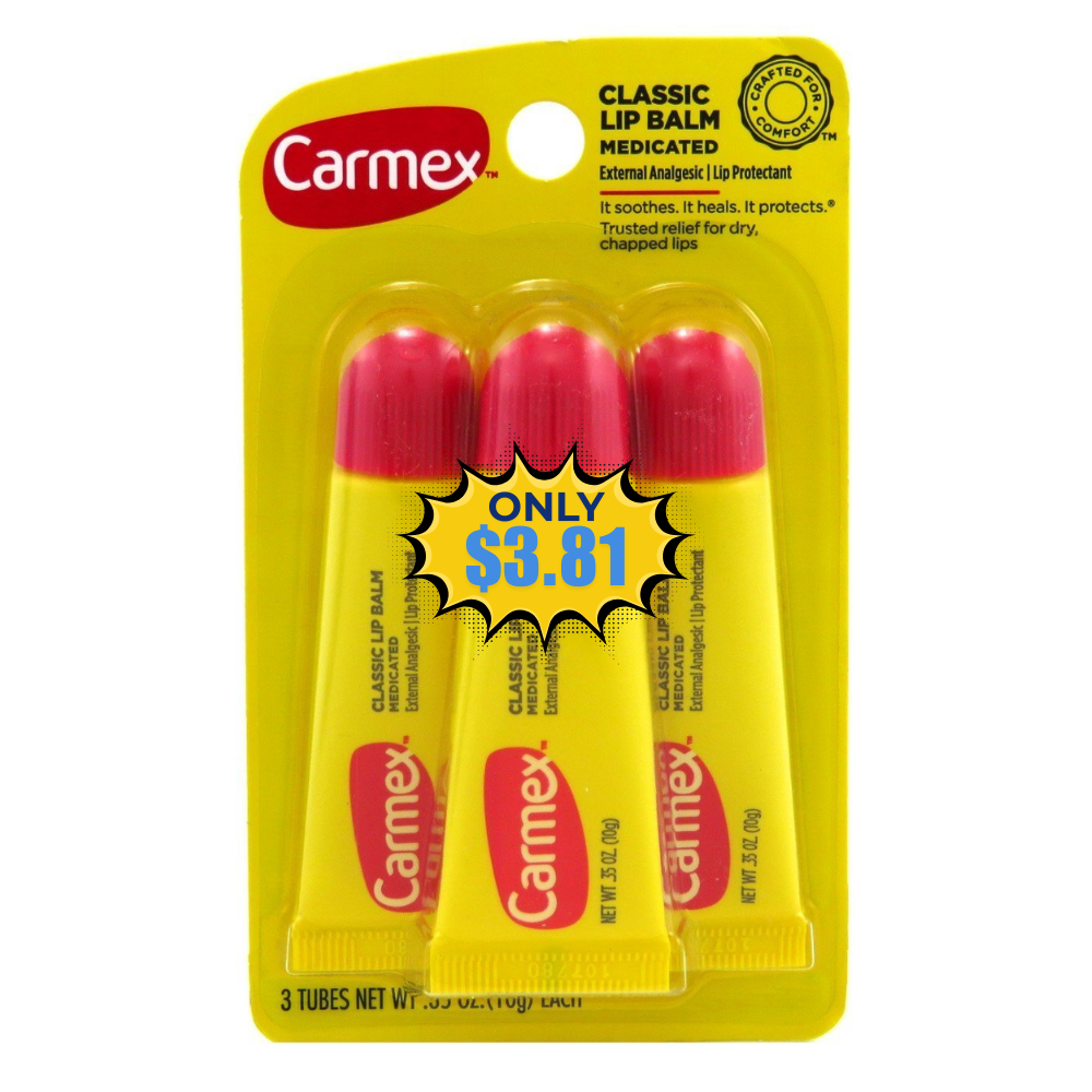 Carmex Lip Balm Tube Classic Medicated 45% Off Sale at Walmart