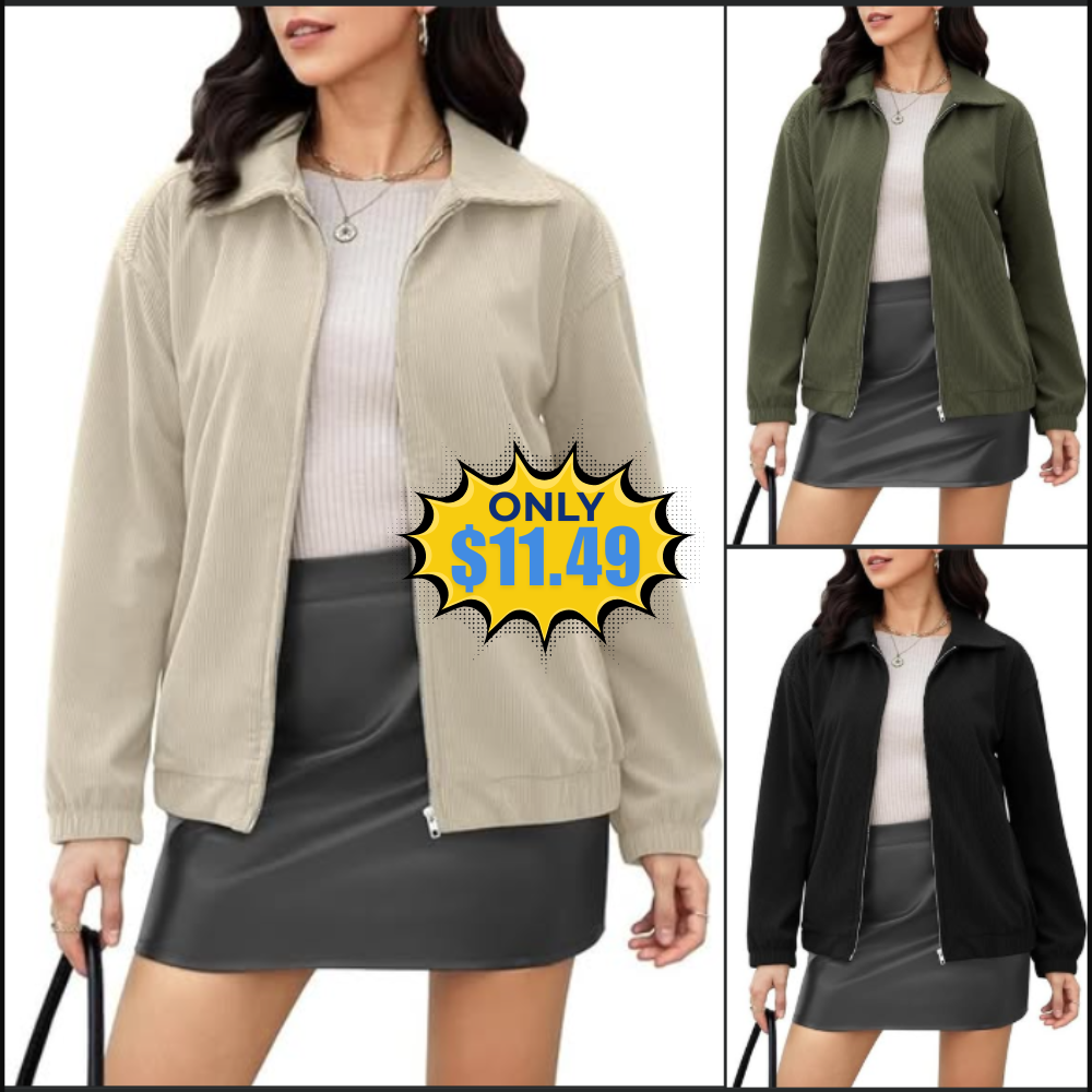 Casly Lamiit Women’s Corduroy Jacket Sale: Save 30% with Promo Code