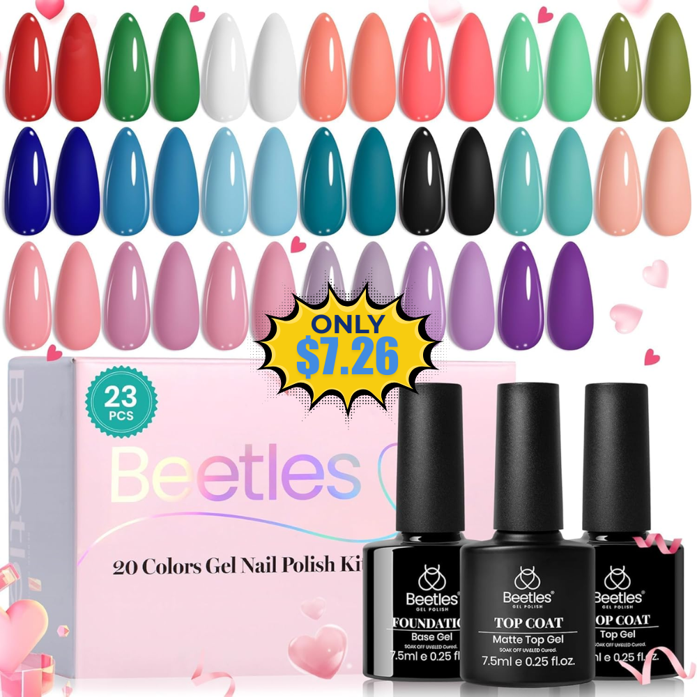 Beetles Spring Gel Polish Set Sale: 20 Colors for 33% Off at Walmart