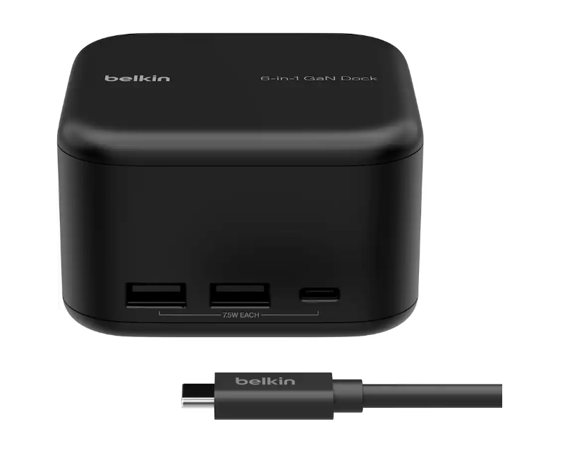 Belkin USB-C 6-in-1 Core GaN Docking Station Deal: Save $112 at Best Buy