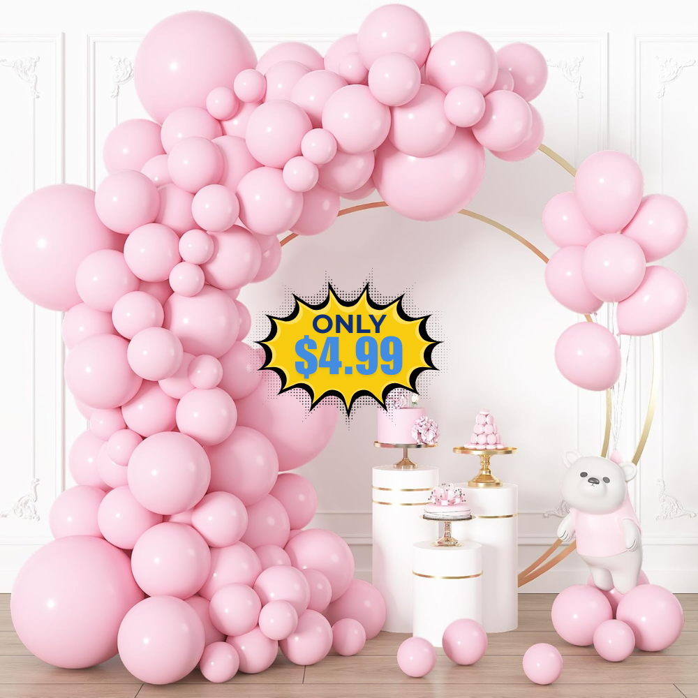 Pink Balloon Garland Arch Kit Sale: Save 38% at Garland Arch Kit