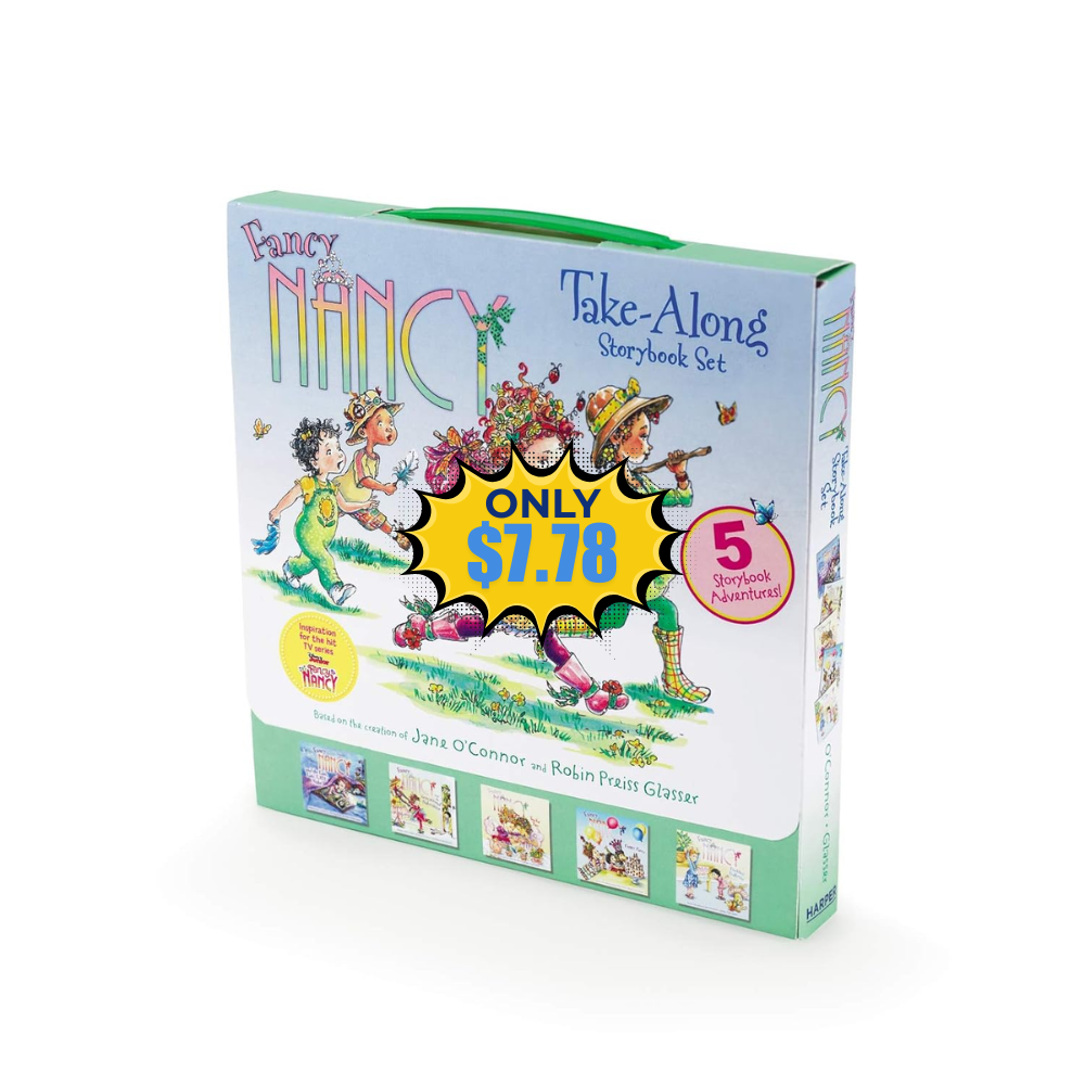 Fancy Nancy Take-Along Storybook Set: 5 – 74% Off No Coupon Needed