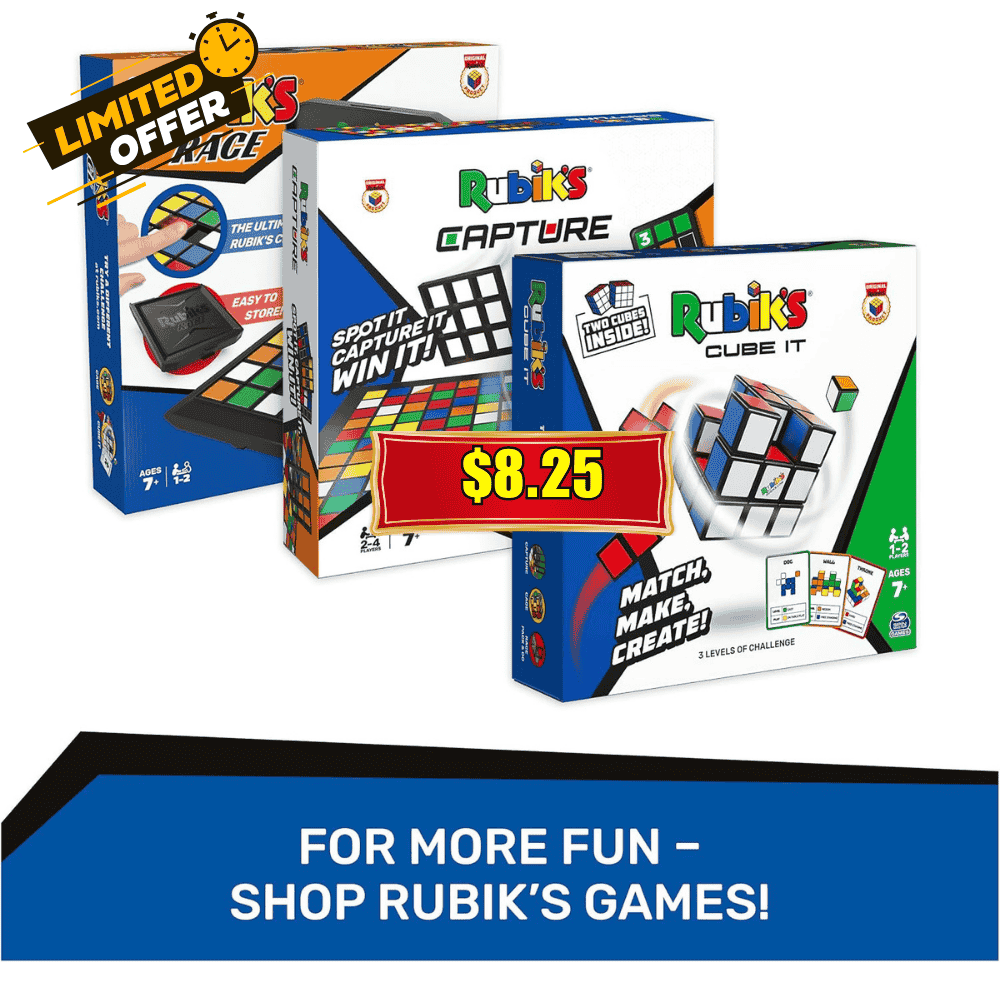 Rubik’s Cube Trio Bundle Coupon: Save at Online Store