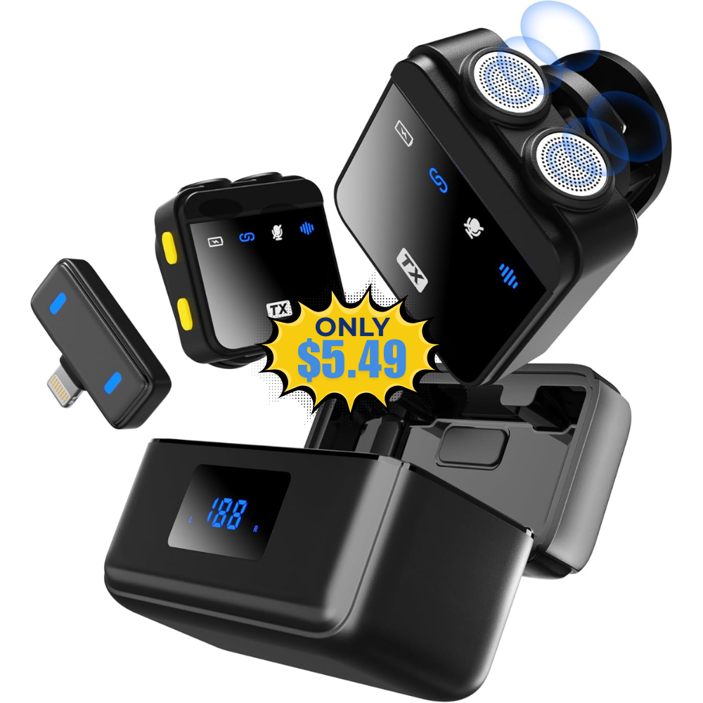 Wireless Lavalier Microphone Promo: Save with Code 8XF752KK