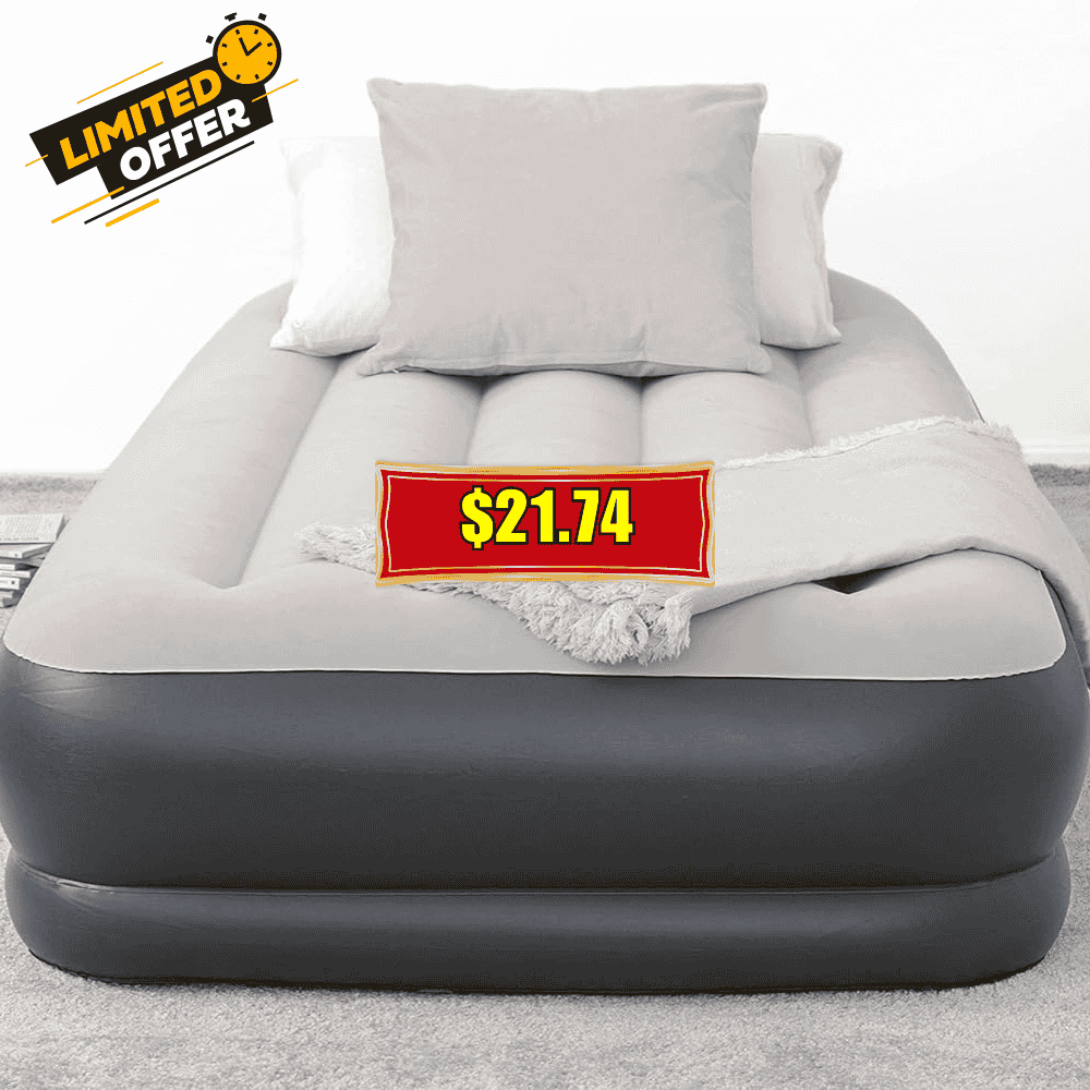 Inflatable Air Mattress with Built-in Pump