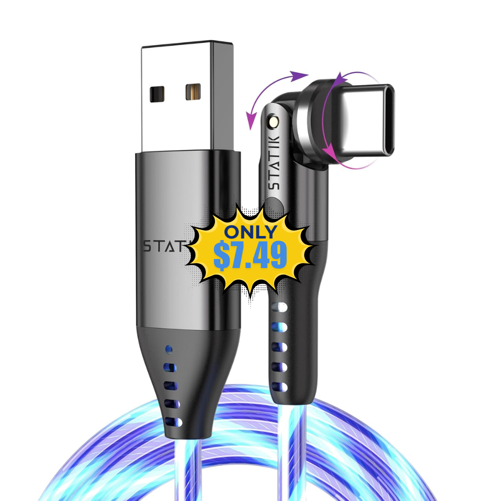 Statik Right Angle Charging Cable Deal: 50% Off Coupon at SHOP HERE