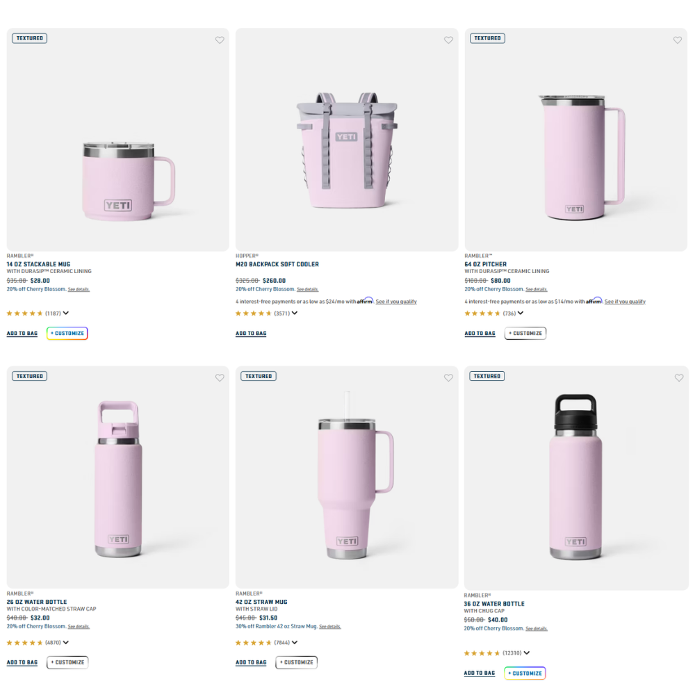 Cherry Blossom Collection Sale: Up to 20% Off at Yeti
