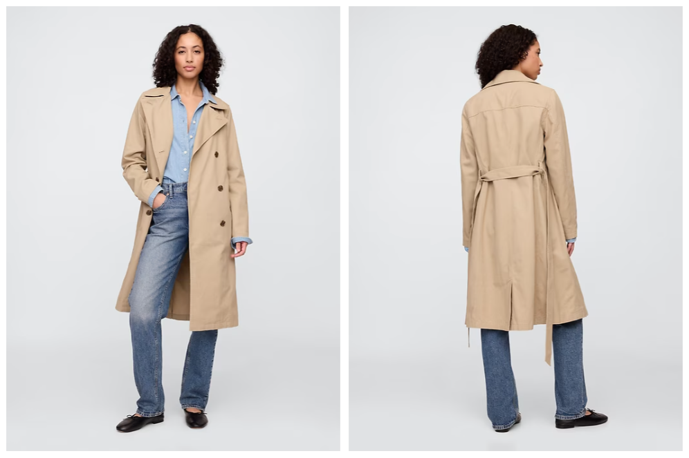 Gap Modern Trench Coat Sale: Save 10% at GAP Factory