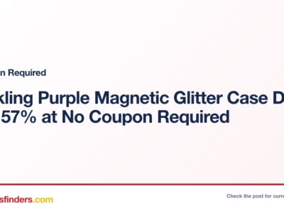 No Coupon Required deal card