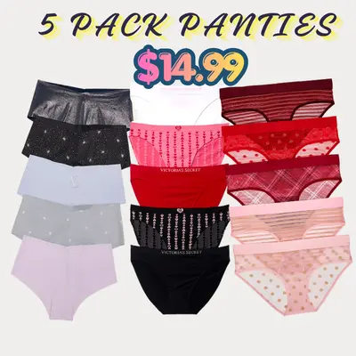 50% Off 5-Pack of VS Panties Deal at Victoria’s Secret
