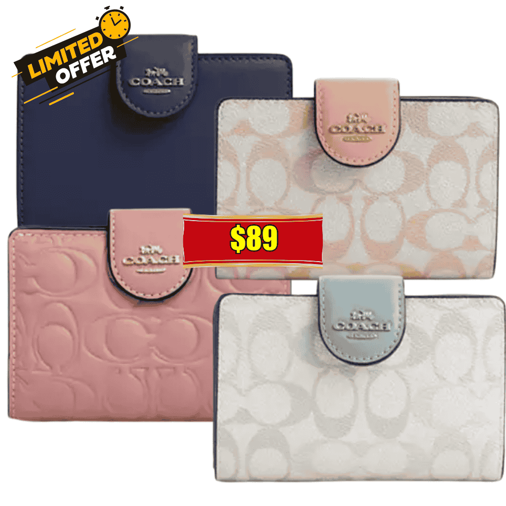 Coach Medium Corner Zip Wallet Sale: Save 55% at Coach