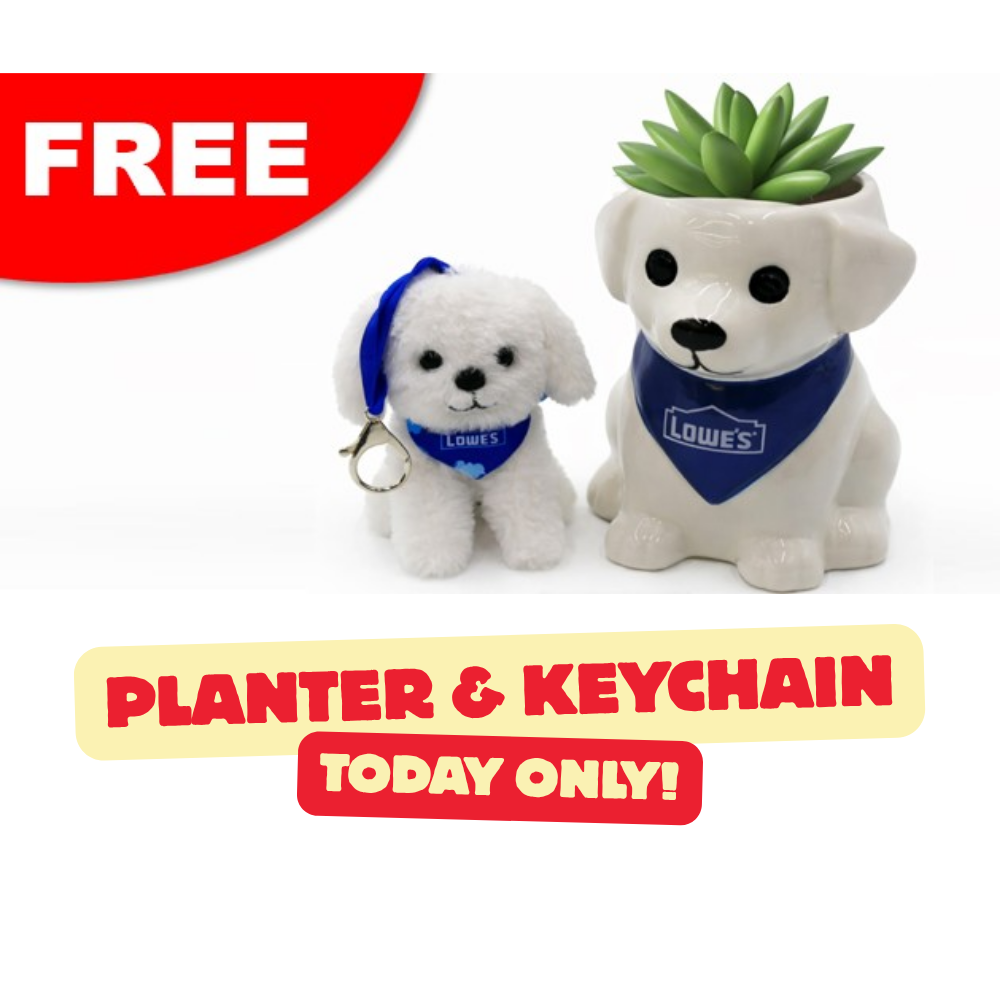Free Planter & Keychain Deal: Get Yours at Lowe’s Today