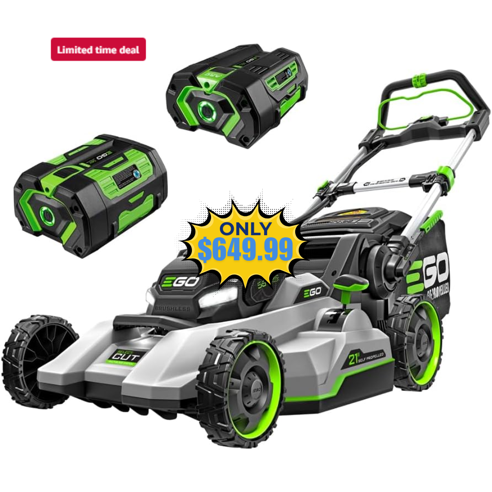 EGO Power+ 21-Inch Self-Propelled Lawn Mower Sale: Save 40% at Best Buy
