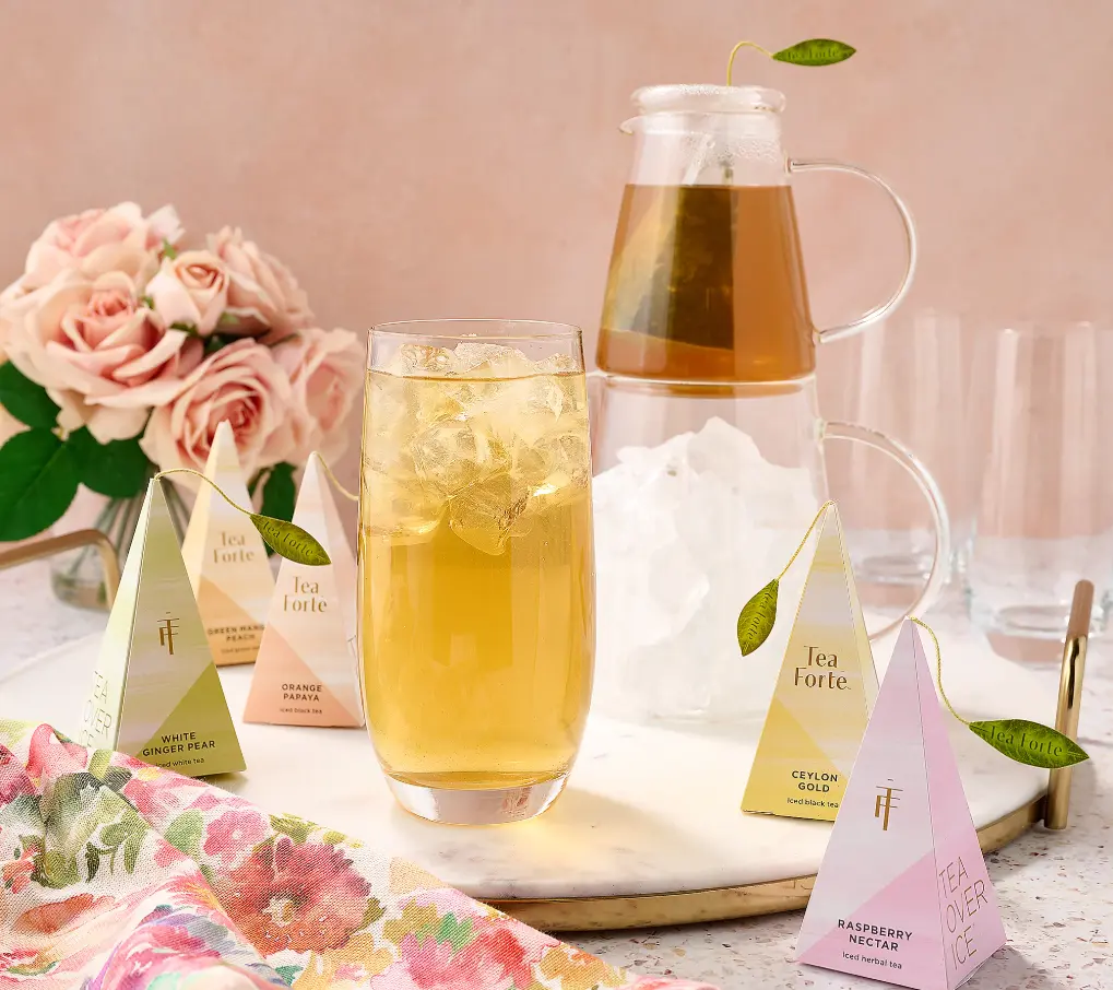 Tea Forte Tea Over Ice Pitcher Set Deal: Save 37% at QVC