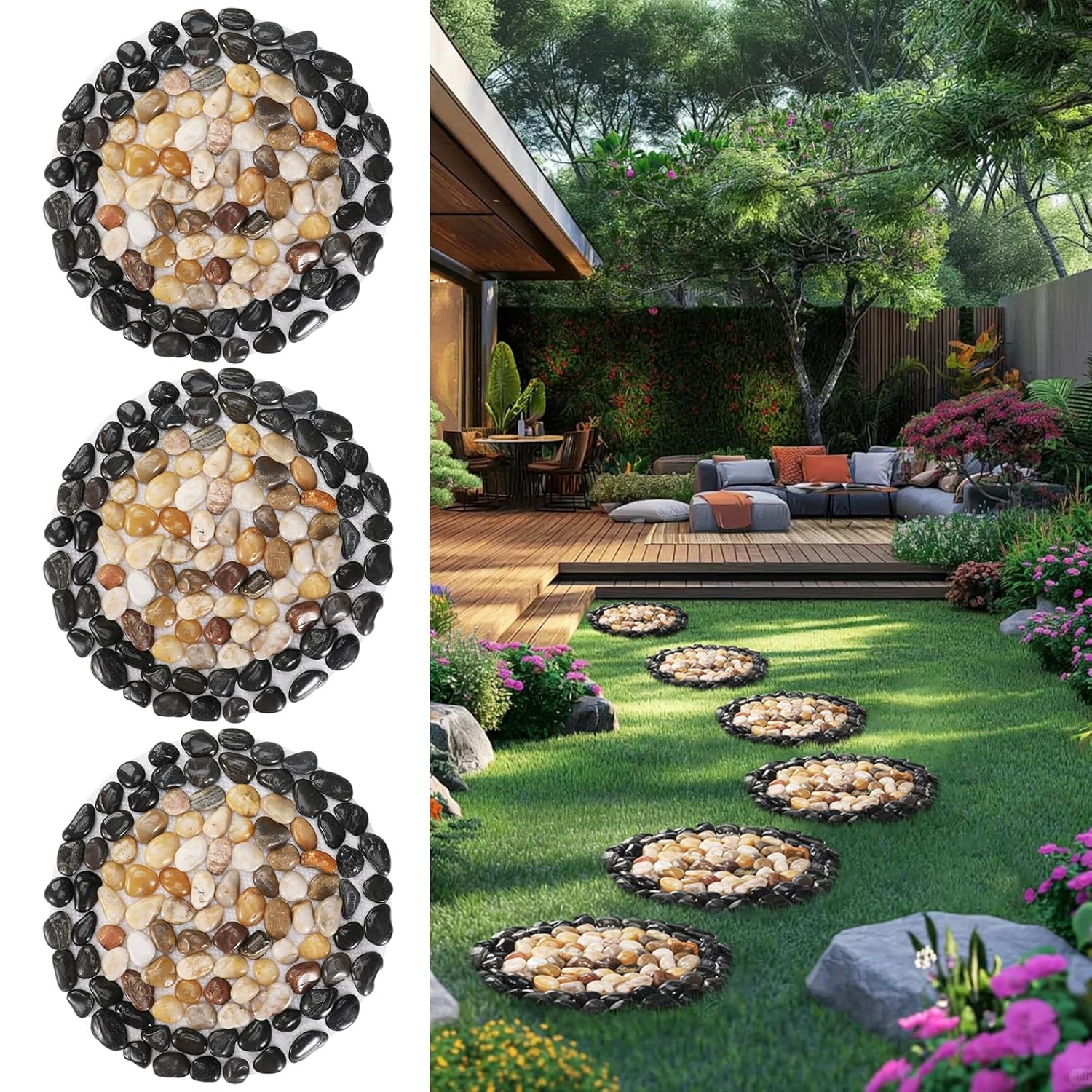 12 Inch Garden Path Stepping Stone Sale: Save 50% at SHOP HERE