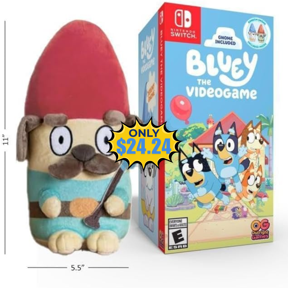 Bluey: The Videogame Plush Bundle Sale: Save 52%