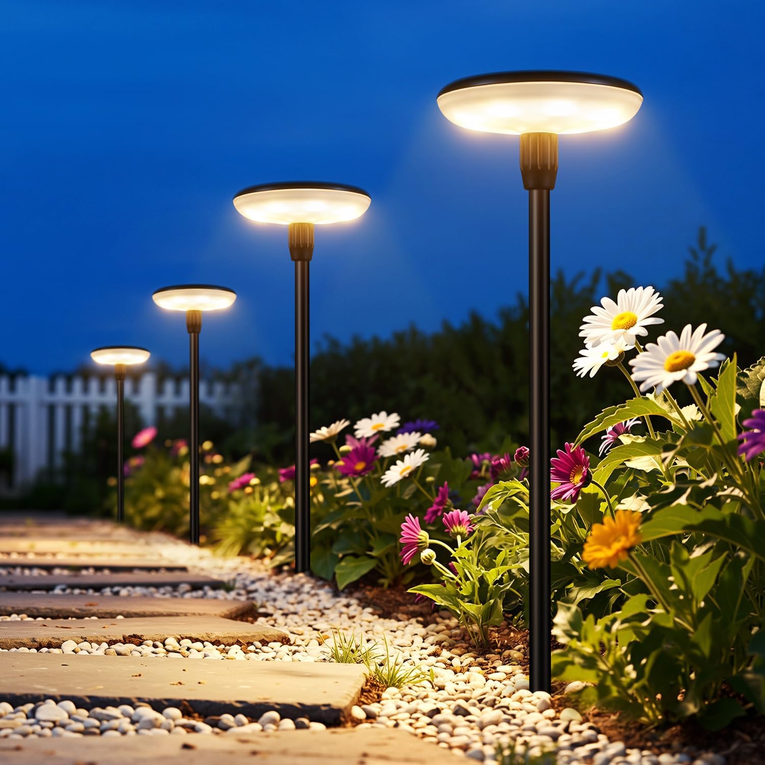 8 Pack Solar Pathway Lights Sale: Save 30% at Online Store