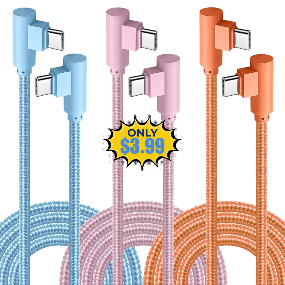 APFEN USB C Cable 10FT 3Pack Deal: Save 23% at APFEN