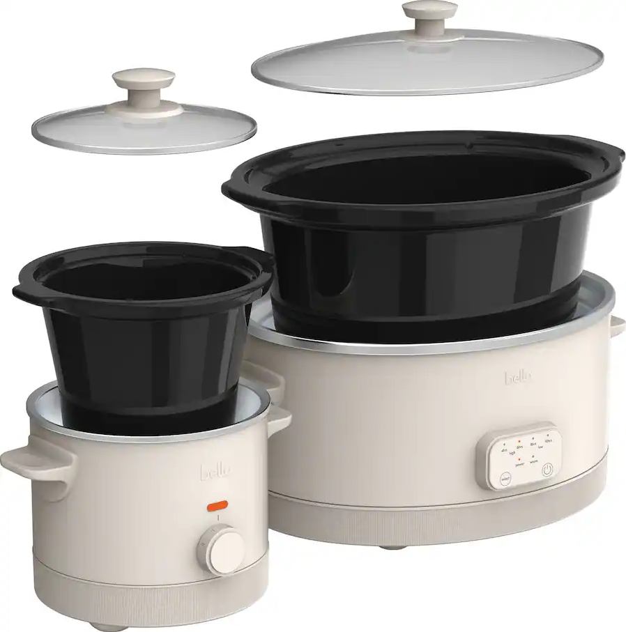 Bella 6-qt. Slow Cooker & 2-qt. Slow Cooker Set Deal: Save $15 at Best Buy