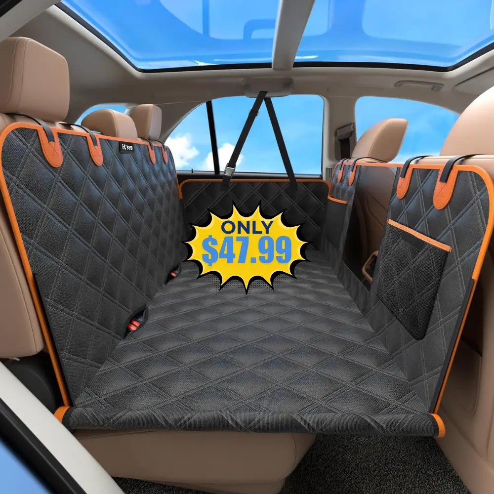 Hard Bottom Dog Car Seat Cover Deal: Save $32 at Cover