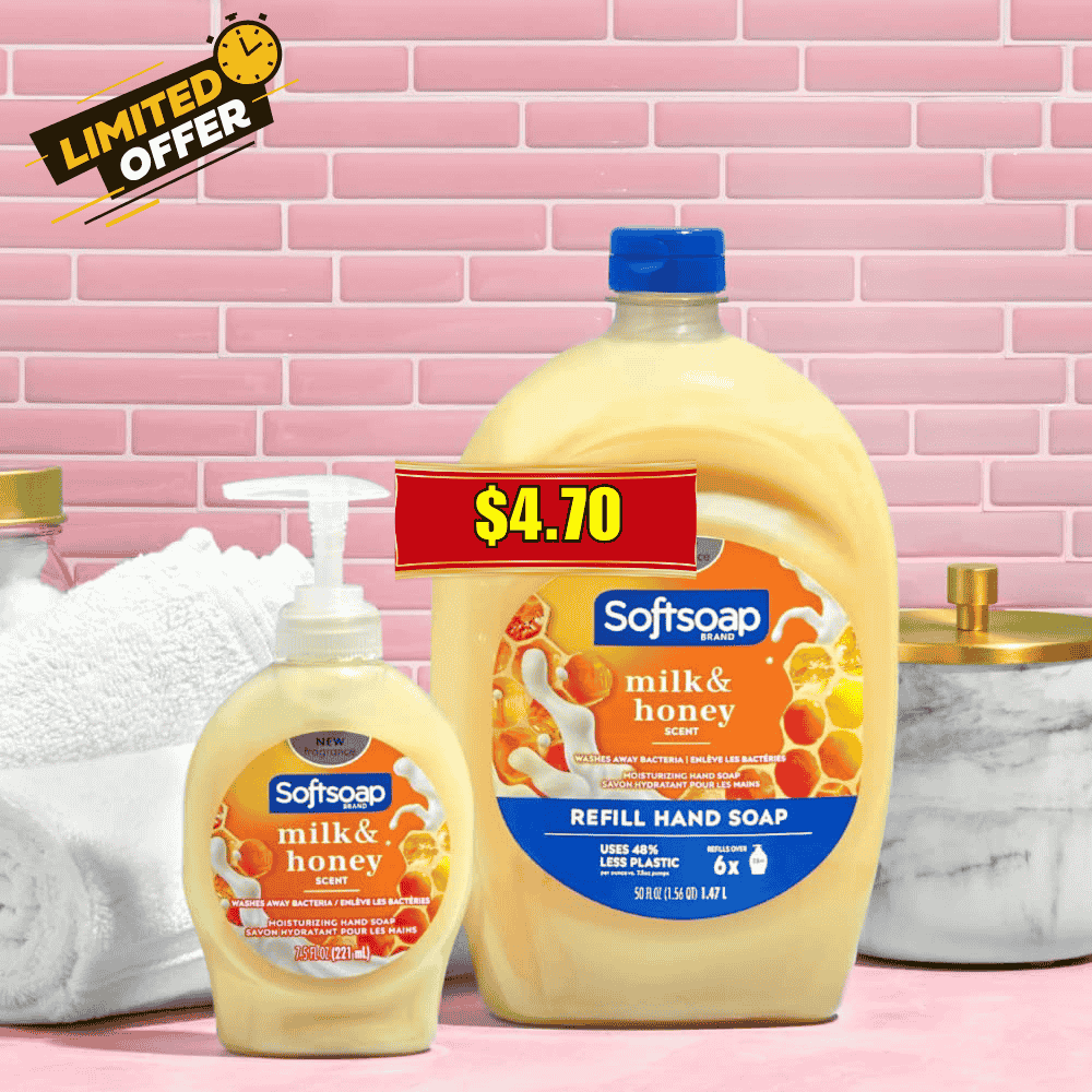 Softsoap Milk & Honey Scented Deal: Save with Subscription at Softsoap