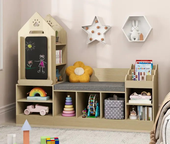 Kids Bookshelf With Reading Nook Sale: Save $256 at Wayfair
