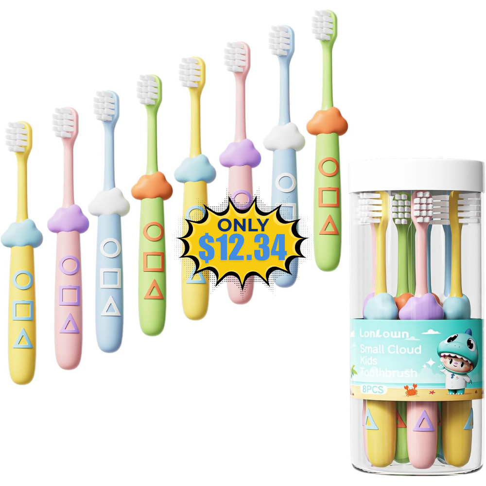 Kids Toothbrushes 8 Pack Deal: Save 7% at Subscribe & Save