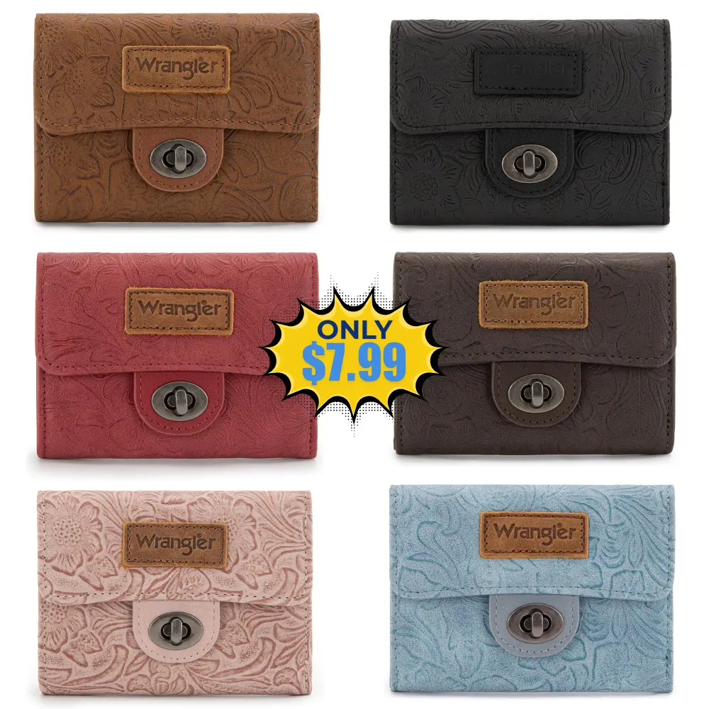 Montana West X Wrangler Small Brown Wallets Coupon: Save 30% Off